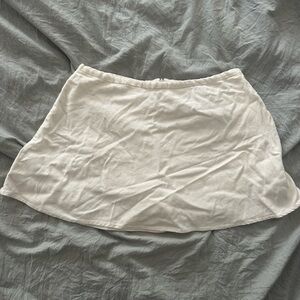 Brandy White Skort